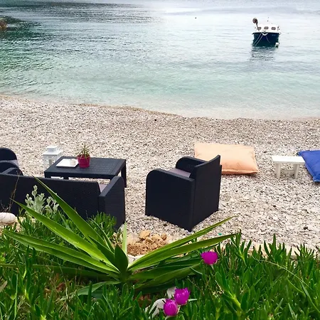 Sunny House On Gorgeous Tatinja Bay With A Private A- Steps From Apartment
