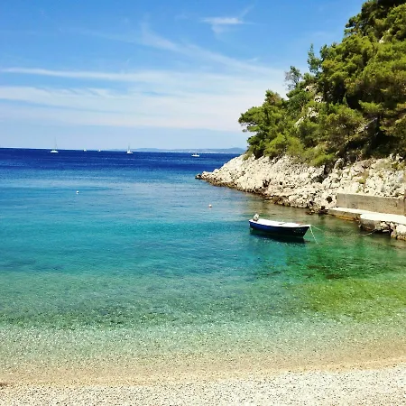 Sunny House On Gorgeous Tatinja Bay With A Private A- Steps From